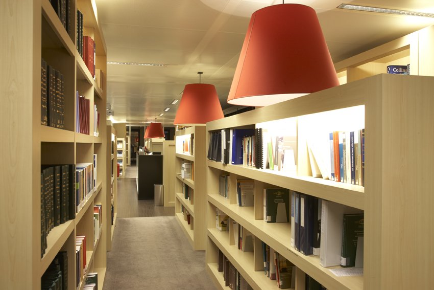 interieurinrichting bibliotheek